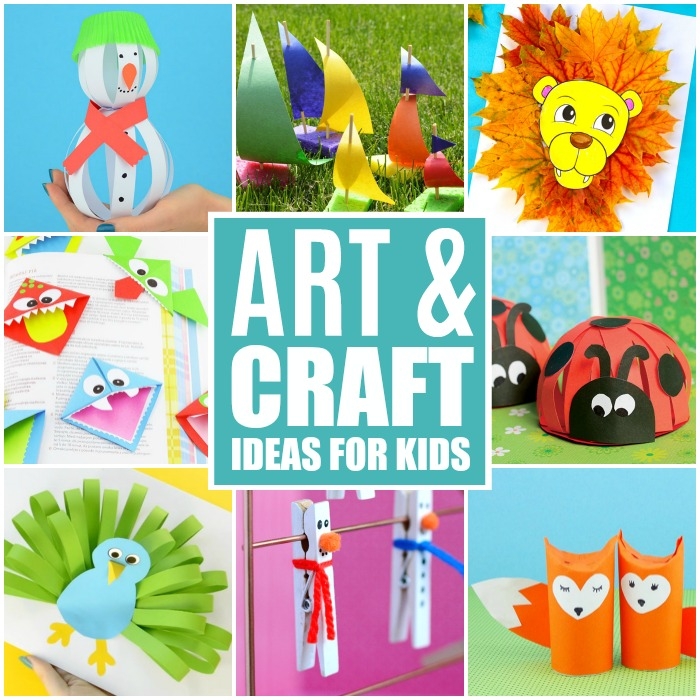 Crafts For Kids Tons Of Art And Craft Ideas For Kids To Make Easy 