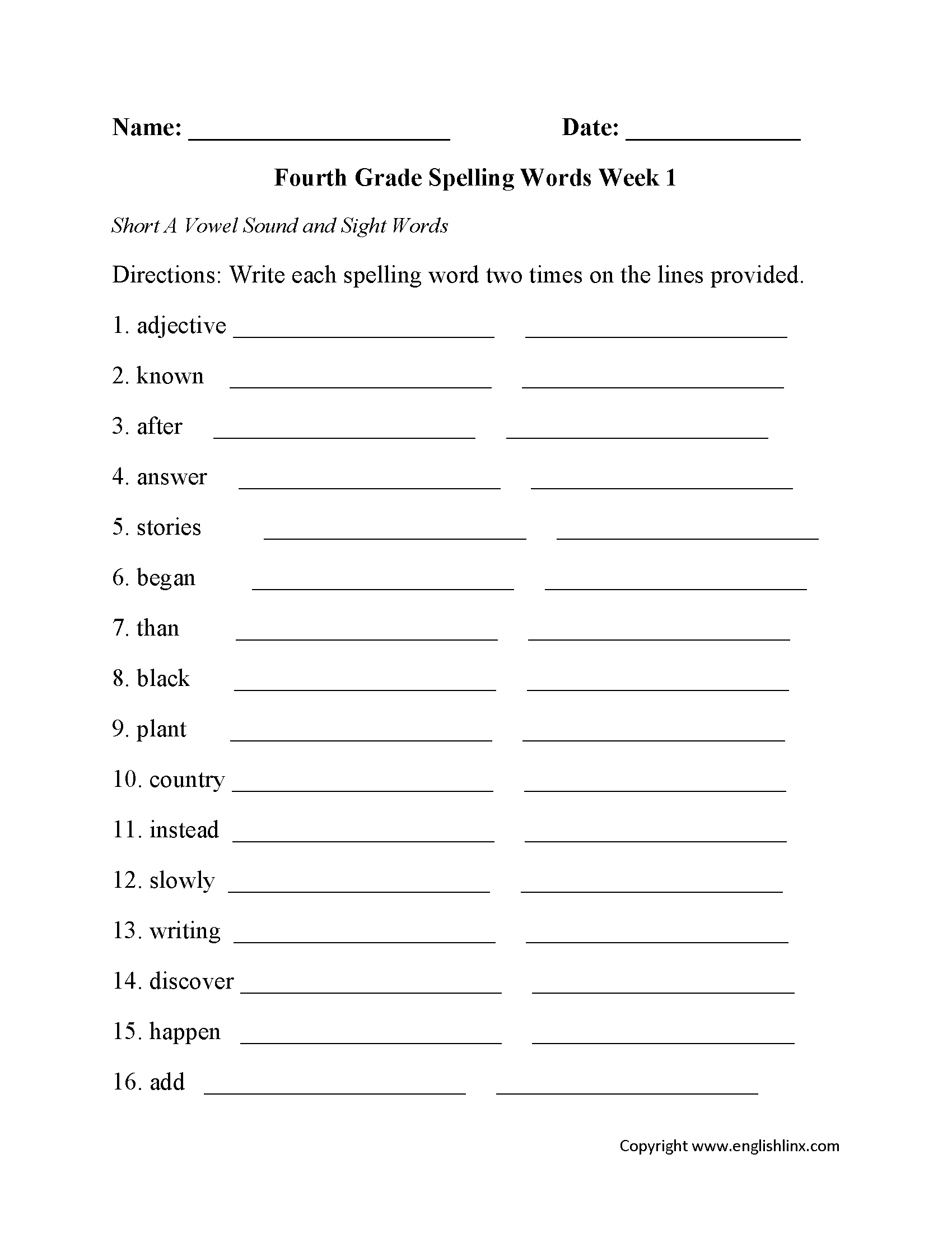 create free printable worksheets