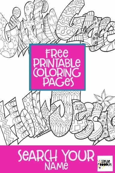Customizable Coloring Pages Coloring Pages