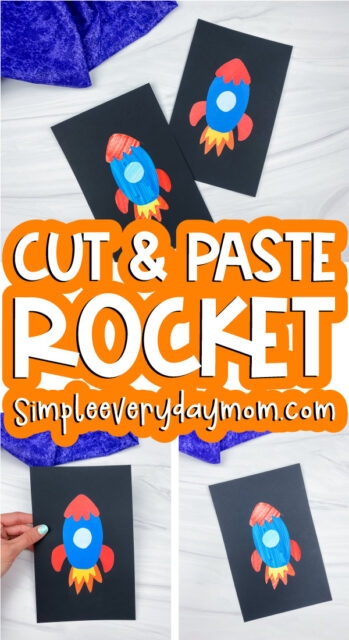 rocket ship cut and paste
