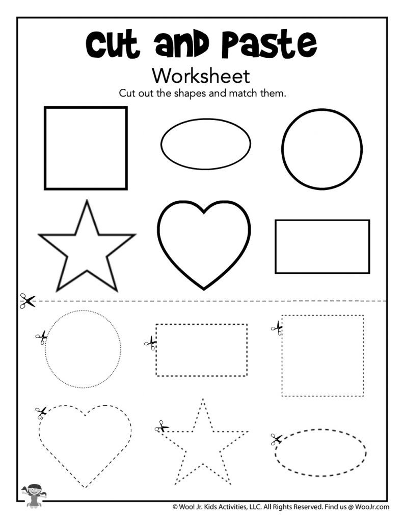 Cut And Paste Shapes Worksheets Woo Jr Kids Activities Children 39 s 