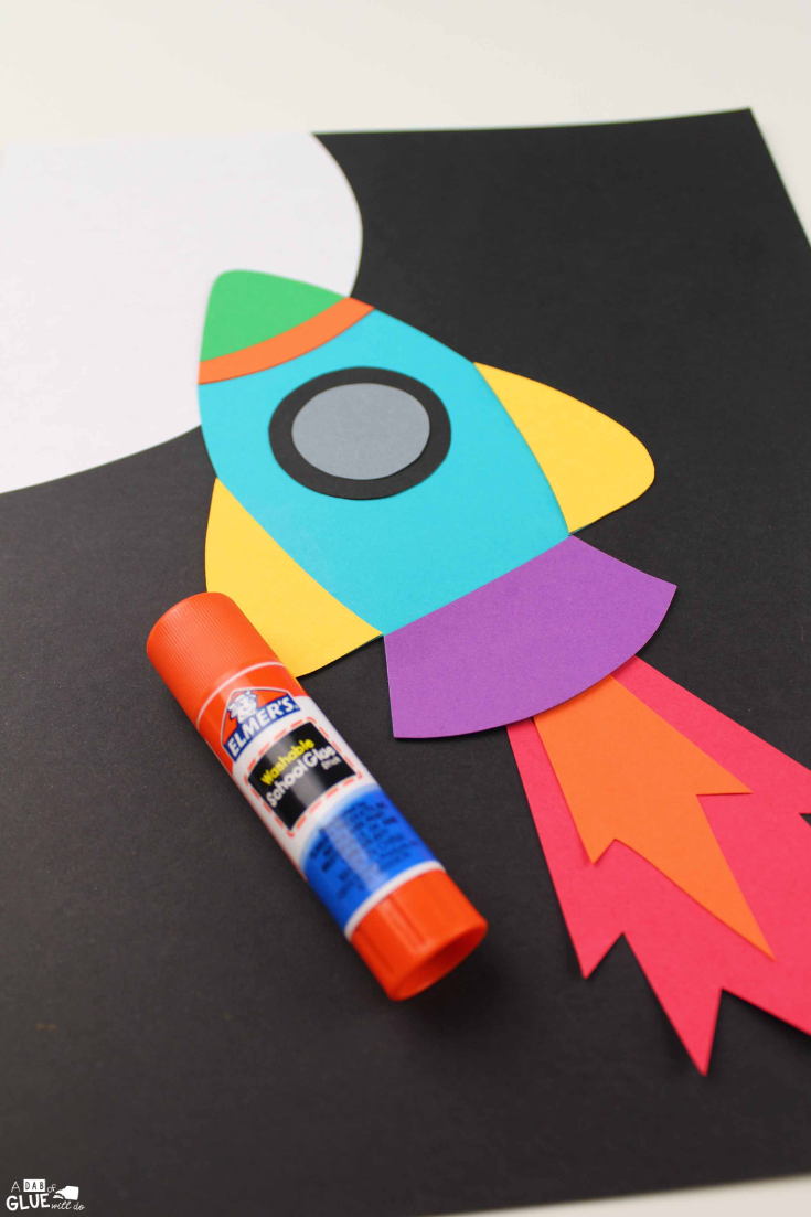 Cut Out Rocket Craft Template