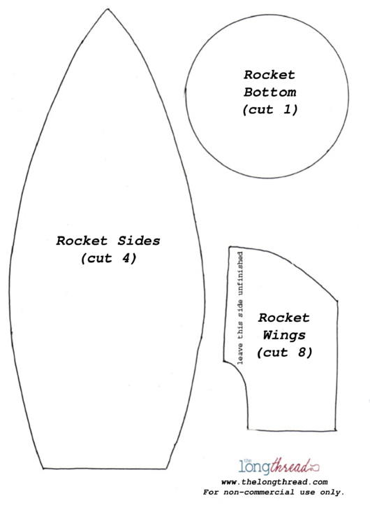 Cut Out Rocket Template Printable Pdf Download