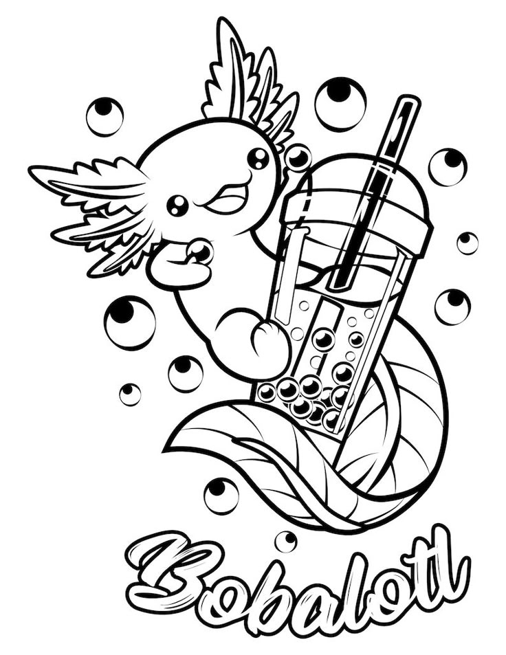 oxalato coloring page printable