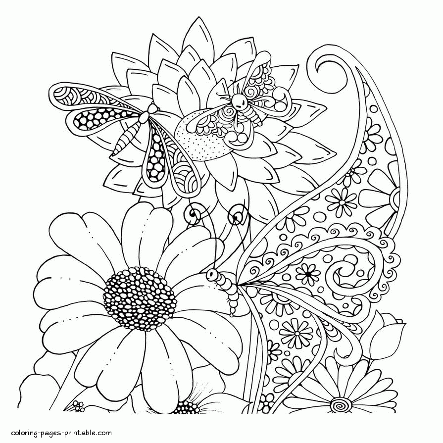 cute coloring pages for adults