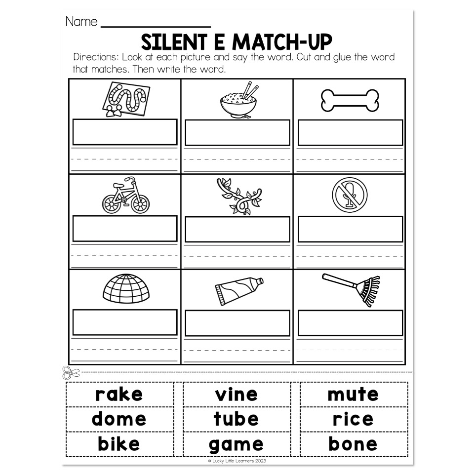 free printable cvce worksheets