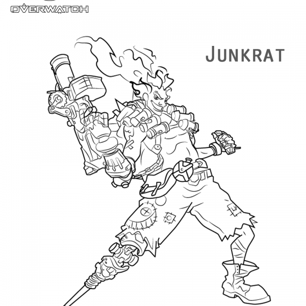 D Va From Overwatch Coloring Pages Free Printable Coloring Pages