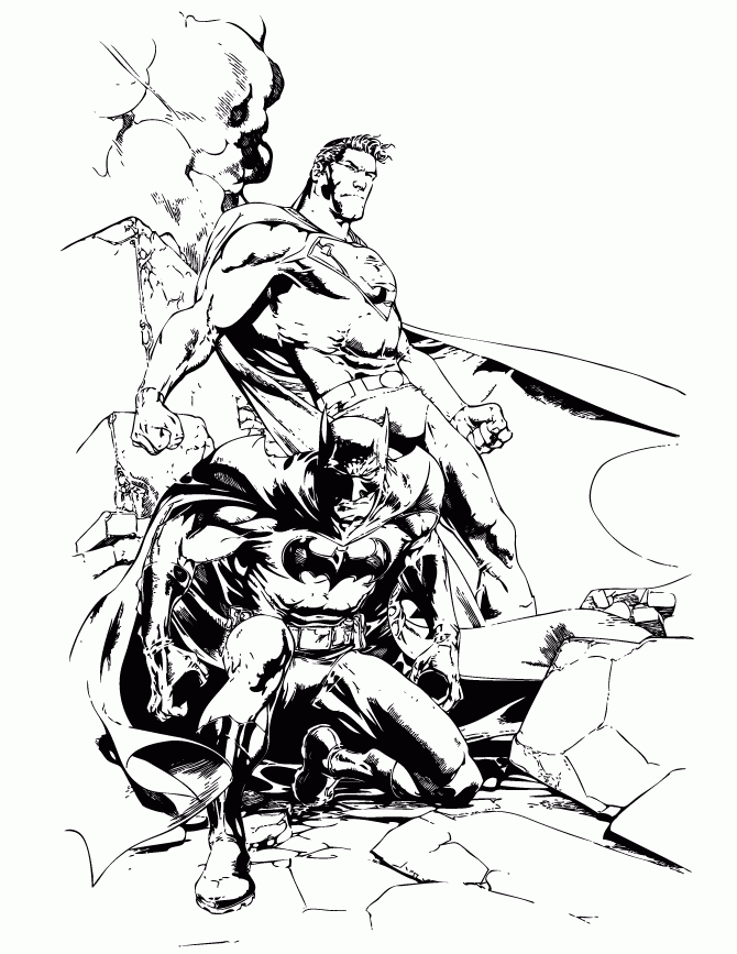 Dc Coloring Pages Coloring Home