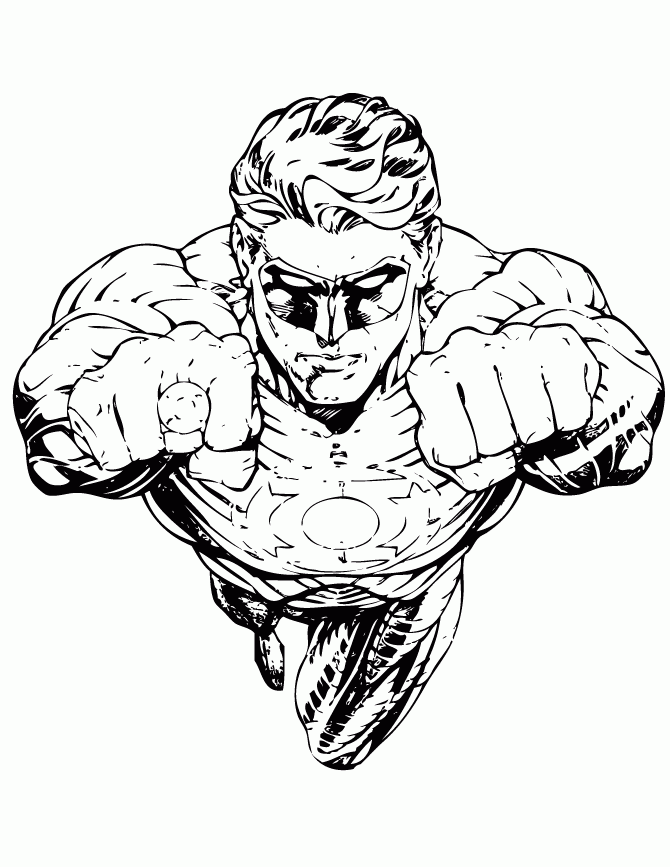 Dc Coloring Pages Coloring Home
