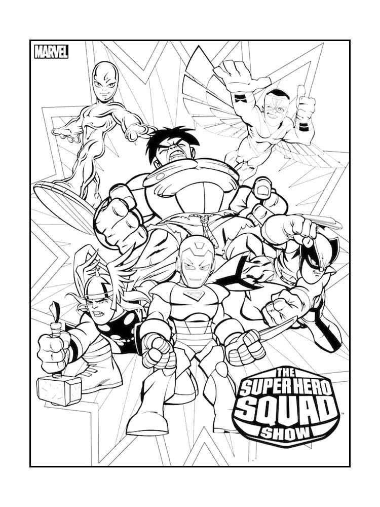 DC Superhero Coloring Pages