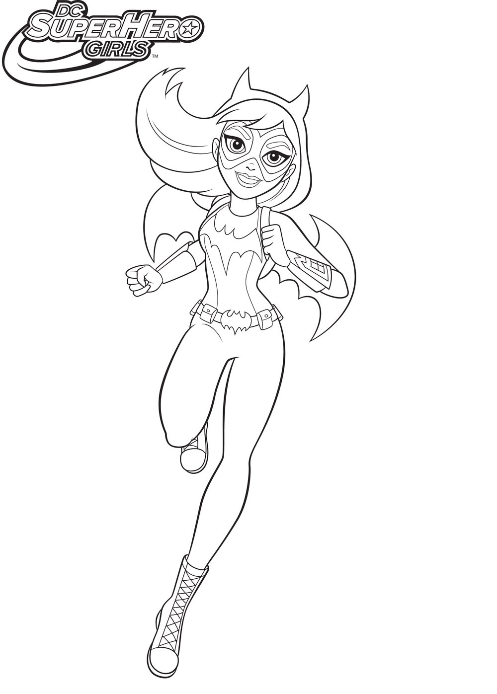 dc coloring pages for kids