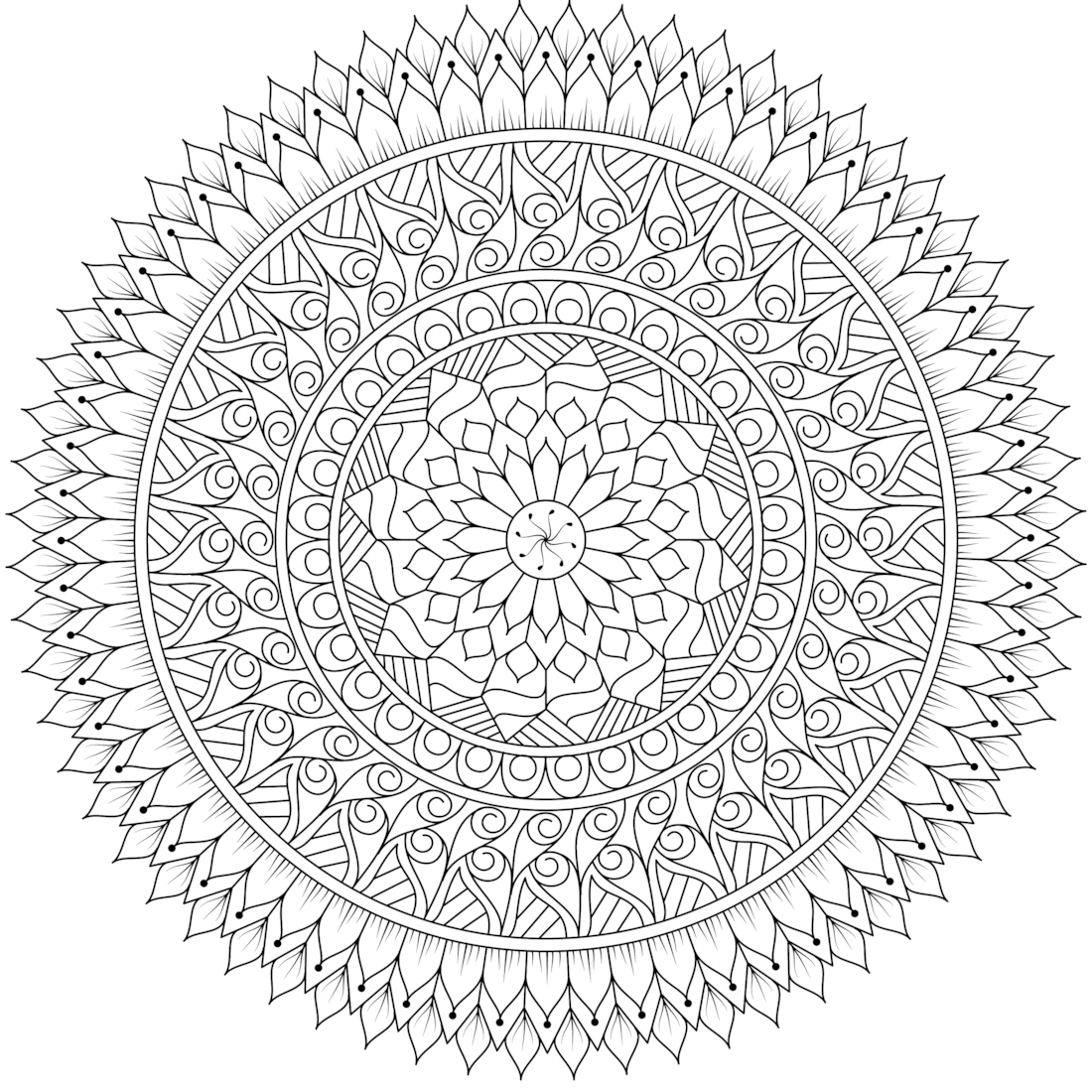Detailed Coloring Pages For Adults Coloring Home