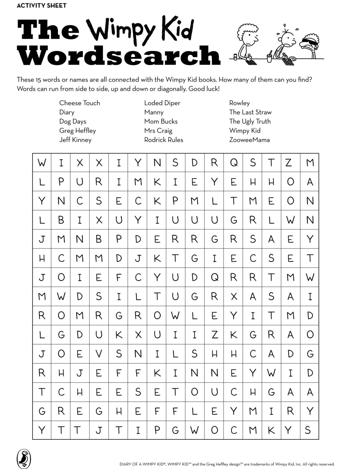 free kid printable worksheets
