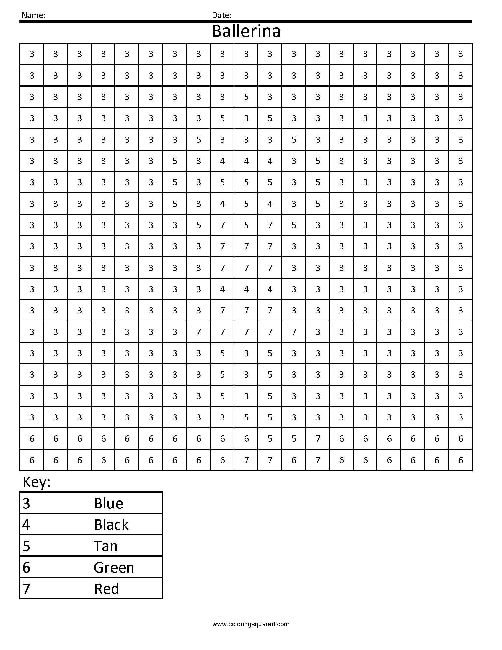 Difficult Color By Number Printables Coloring Home Free Printable