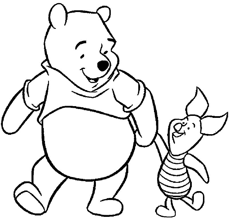 Disney Colouring Book For Kids Winnie The Pooh Coloring Pages