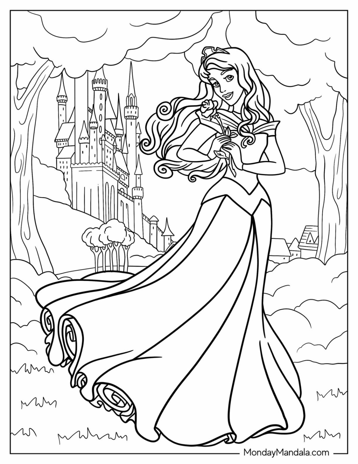 coloring page disney