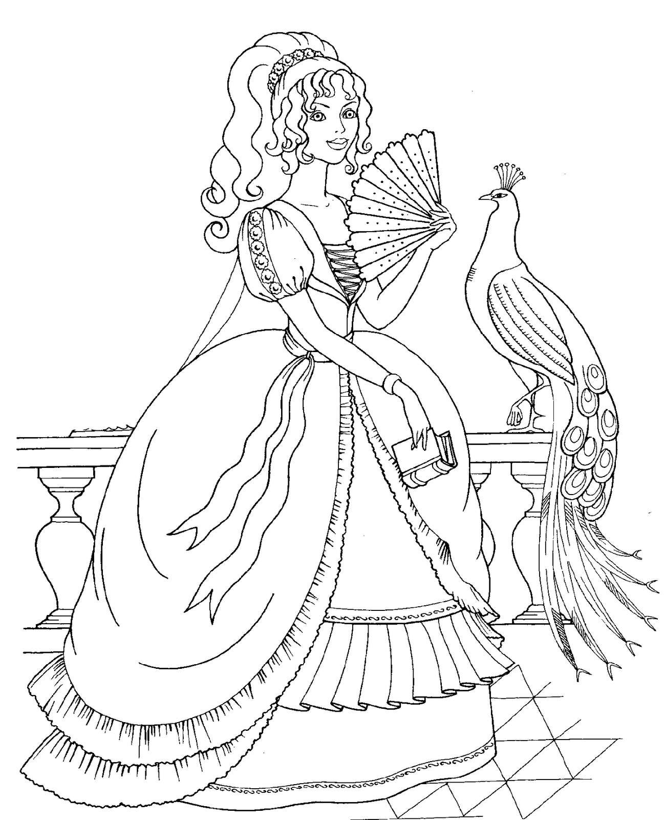 Disney Princess Full Size Coloring Pages BubaKids
