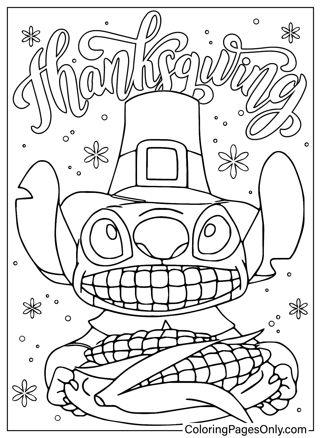 printable coloring page stitch