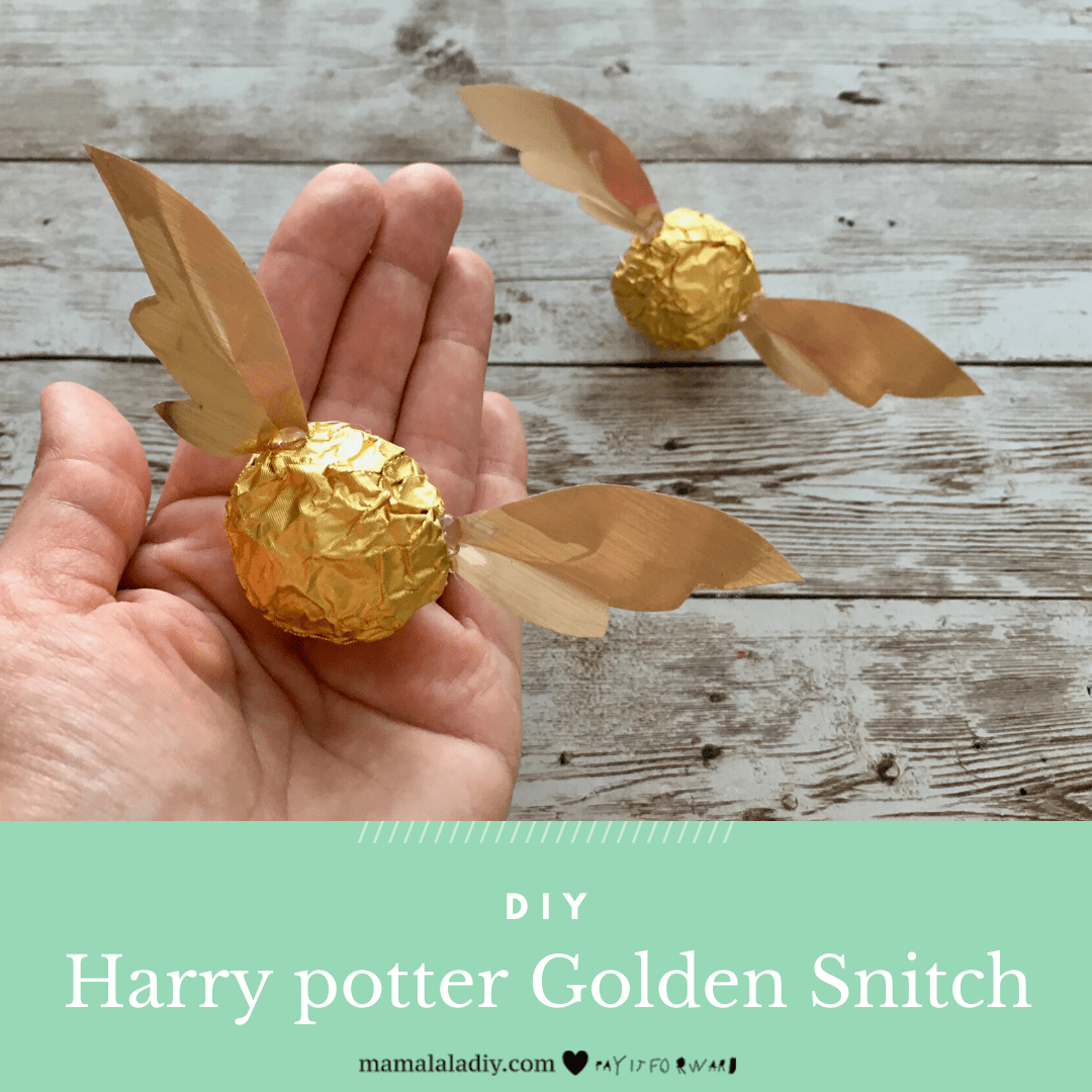 DIY Harry Potter Quidditch Golden Snitch Mamalala DIY Tem tica De