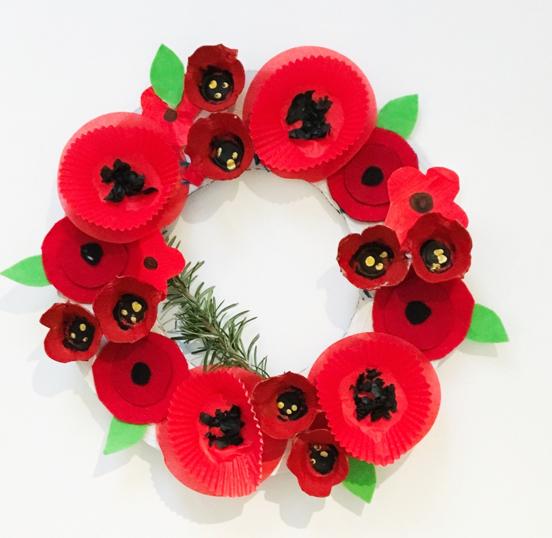 DIY Poppy Remembrance Wreath Oh Creative Day