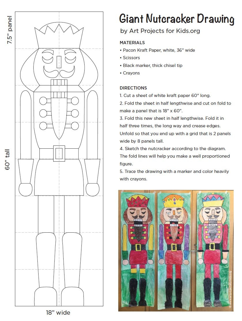 free template for nutcracker face