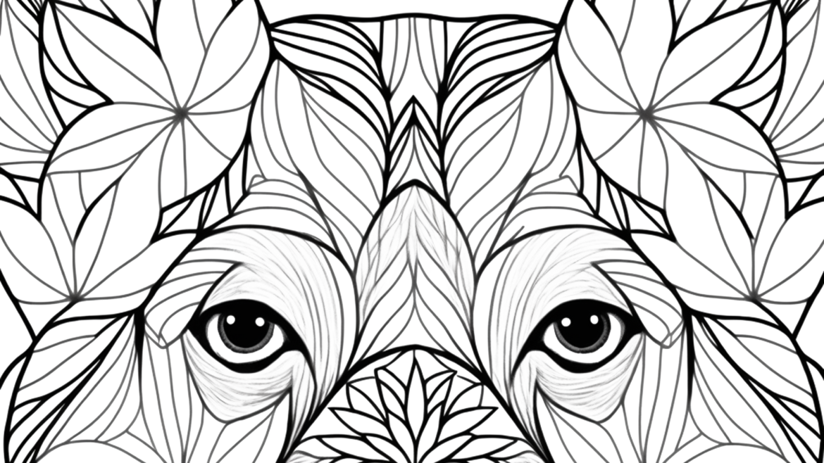 Dog Coloring Page Coloring Art