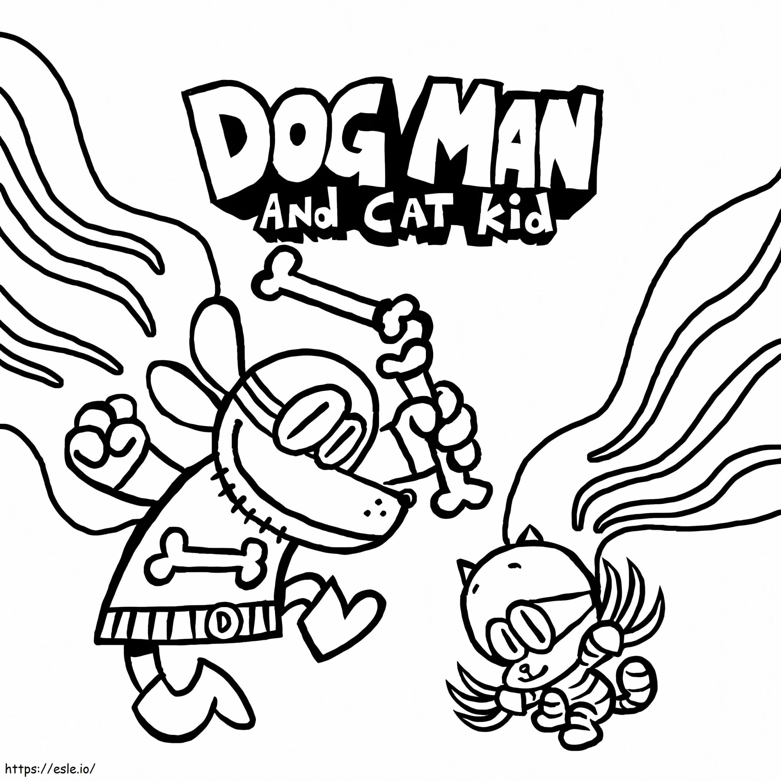 a coloring page of a dog