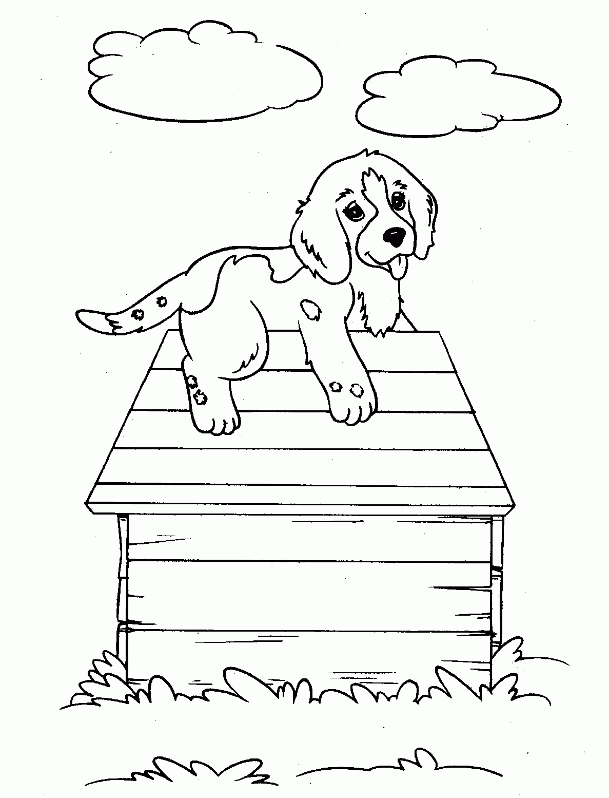 Dogs Printable Coloring Pages Printable World Holiday