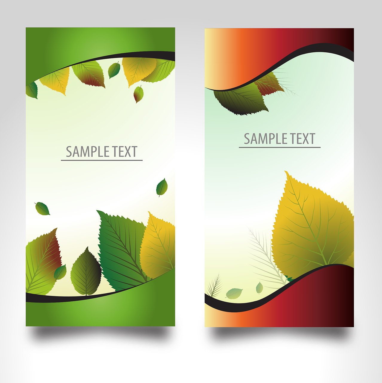 free template of a leaf