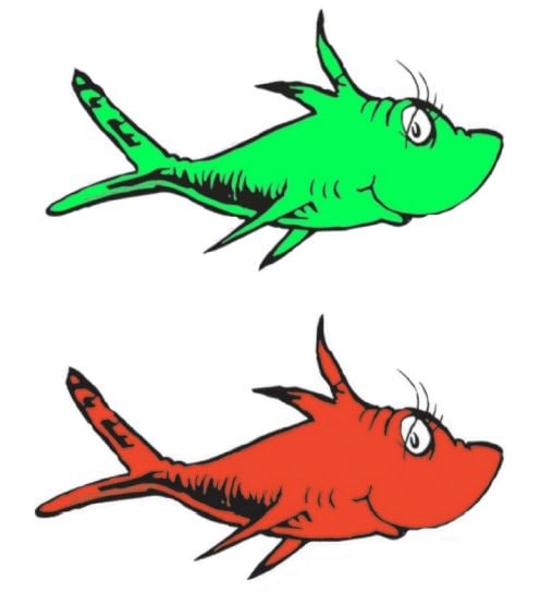 Dr Seuss One Fish Two Fish Game With Printable Pieces Jinxy Kids 