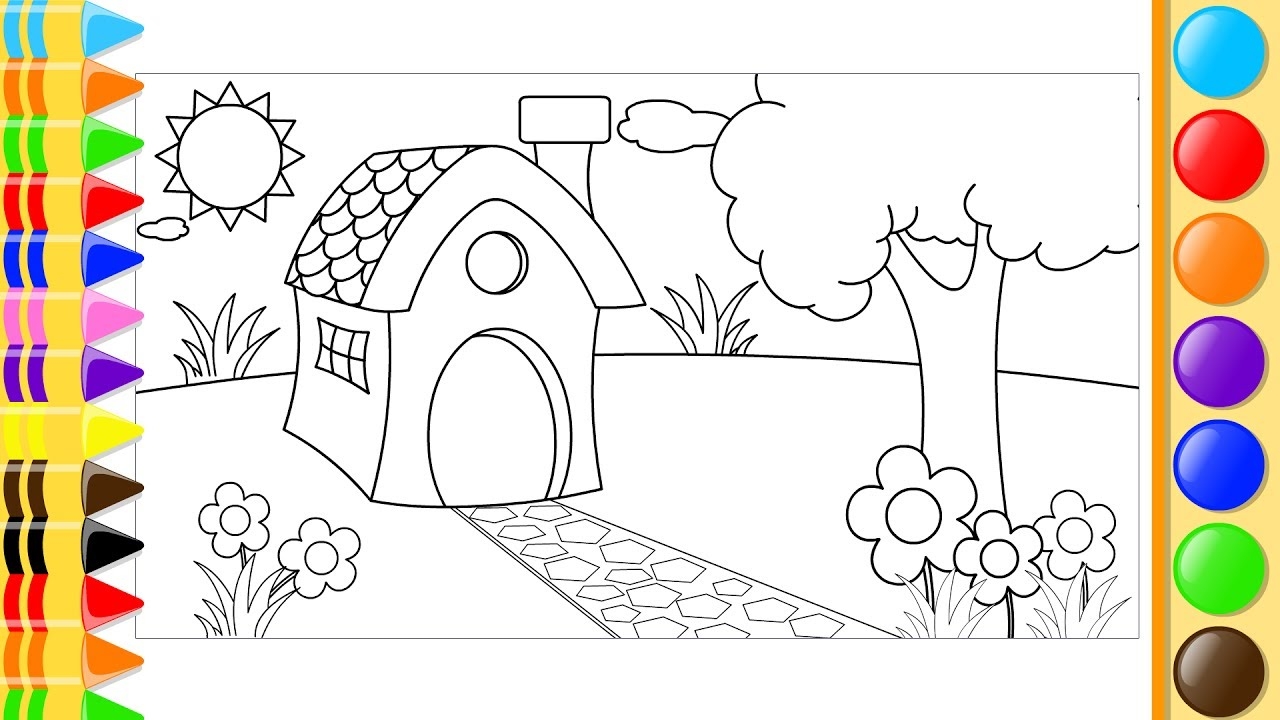 Drawing For Kids To Colour At GetDrawings Free Download