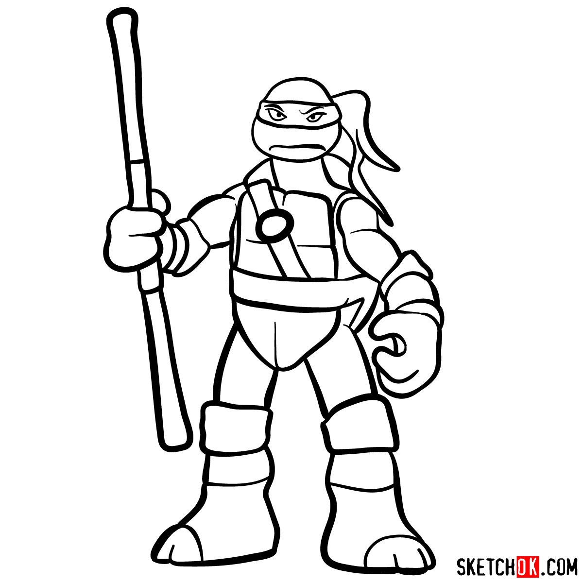 ninja turtles drawing sheets