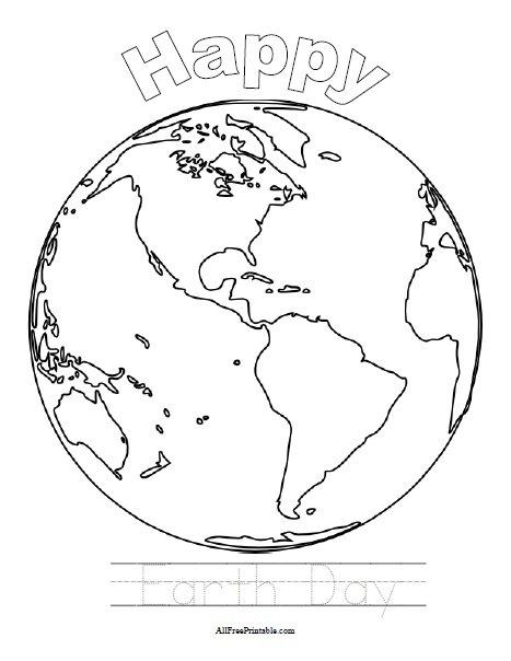 free printable earth craft