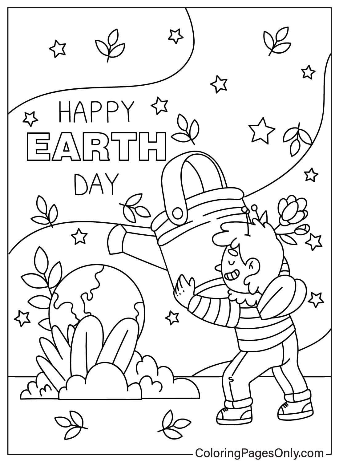 free earth day coloring pages