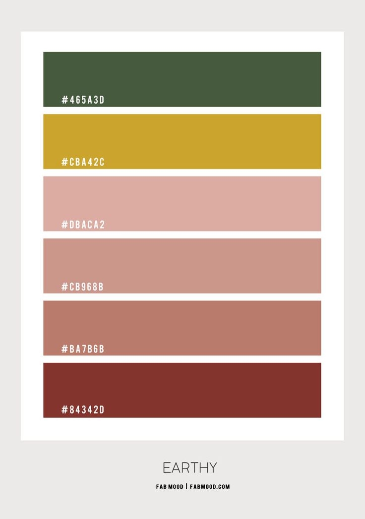 Earth Tone Colour Scheme Colour Palette 120 Earth Colour Palette 