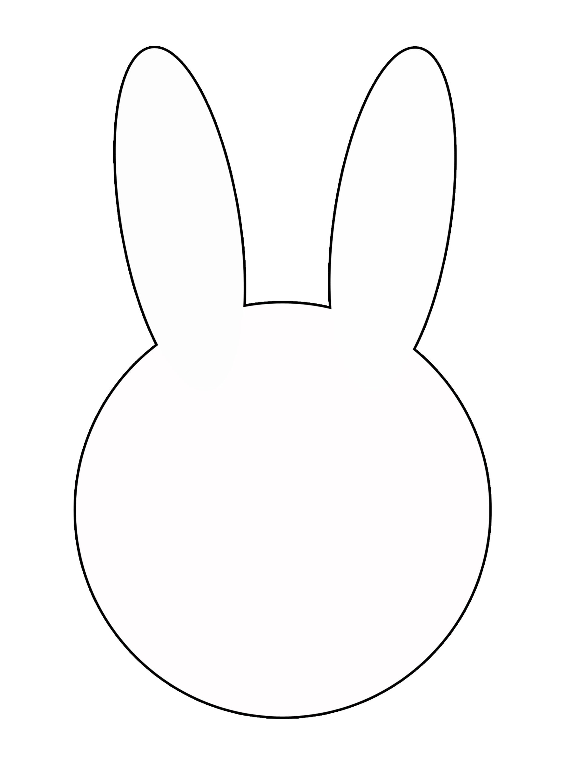 Easter Bunny Template Printable Content Calendar Template