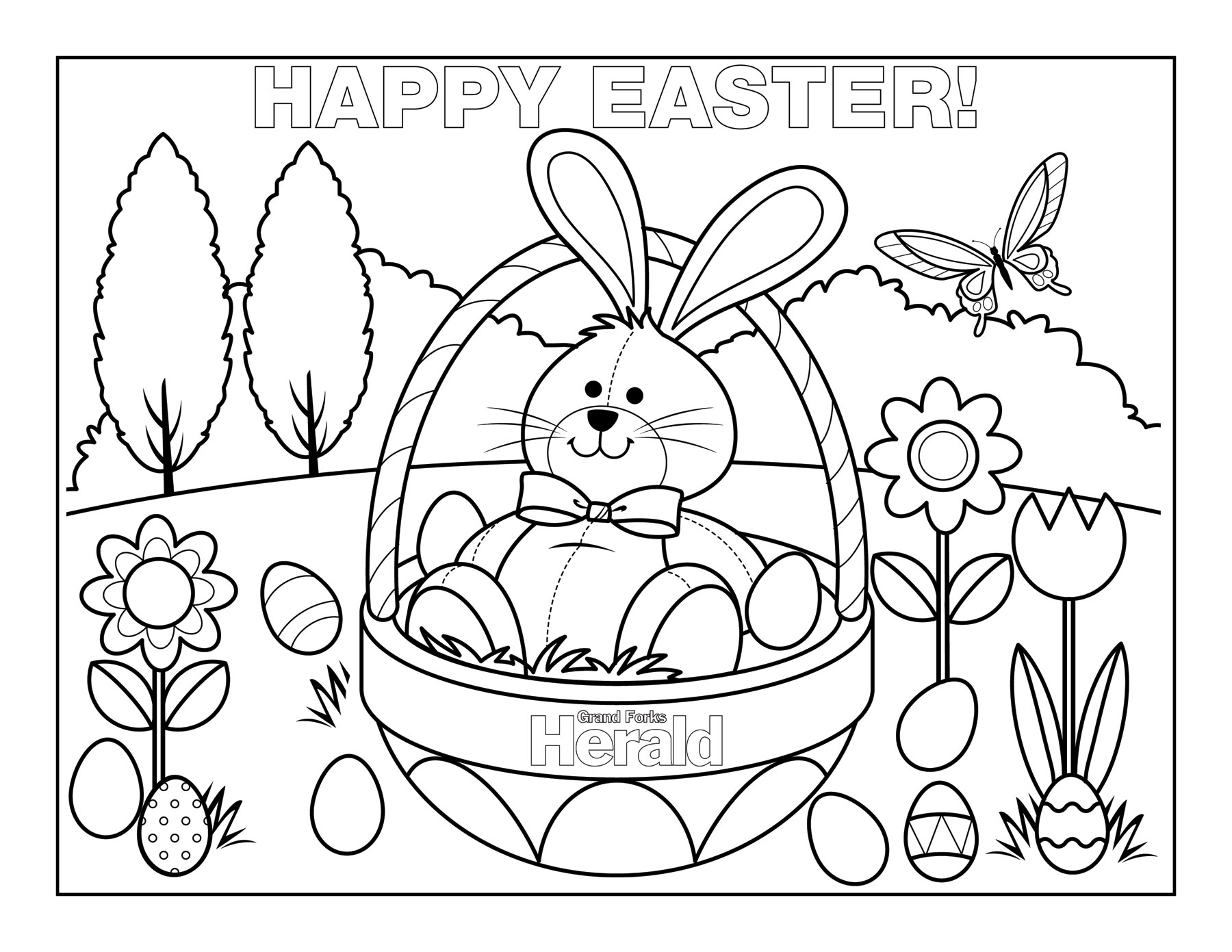 downloadable easter coloring pages