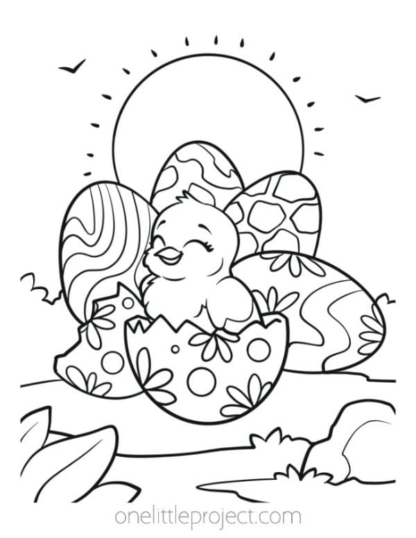 easter coloring sheets for girls
