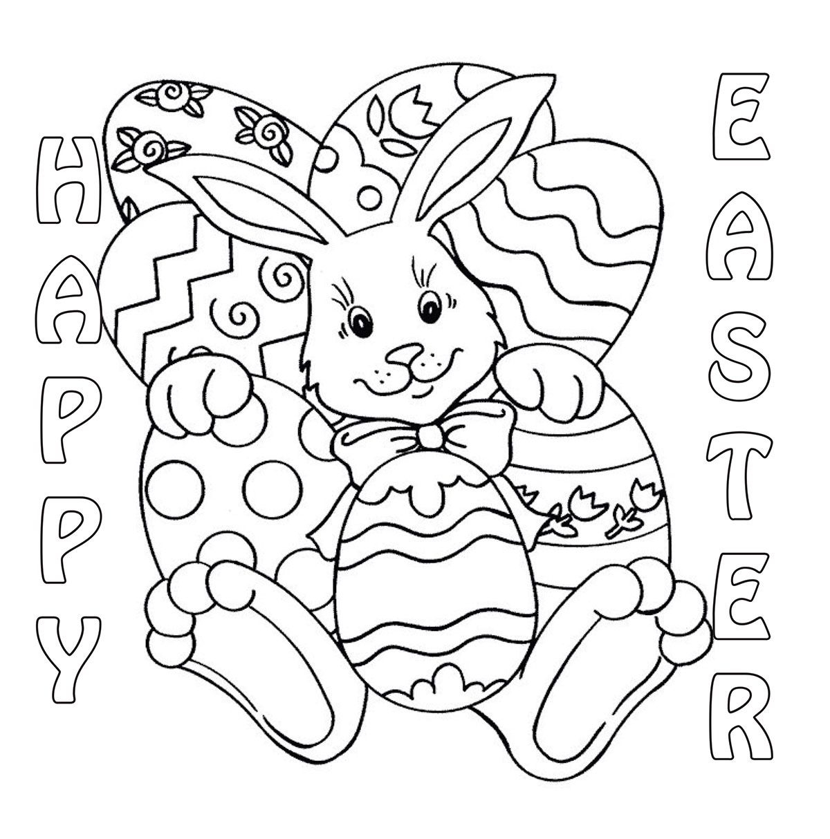 easter colouring pages pdf