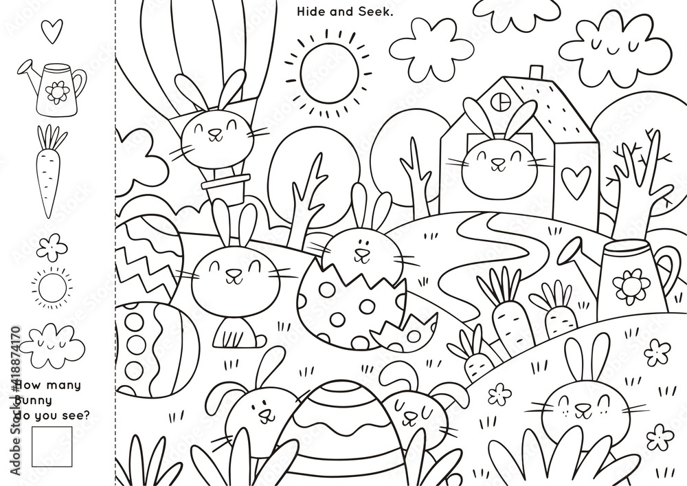 printable worksheet about easter