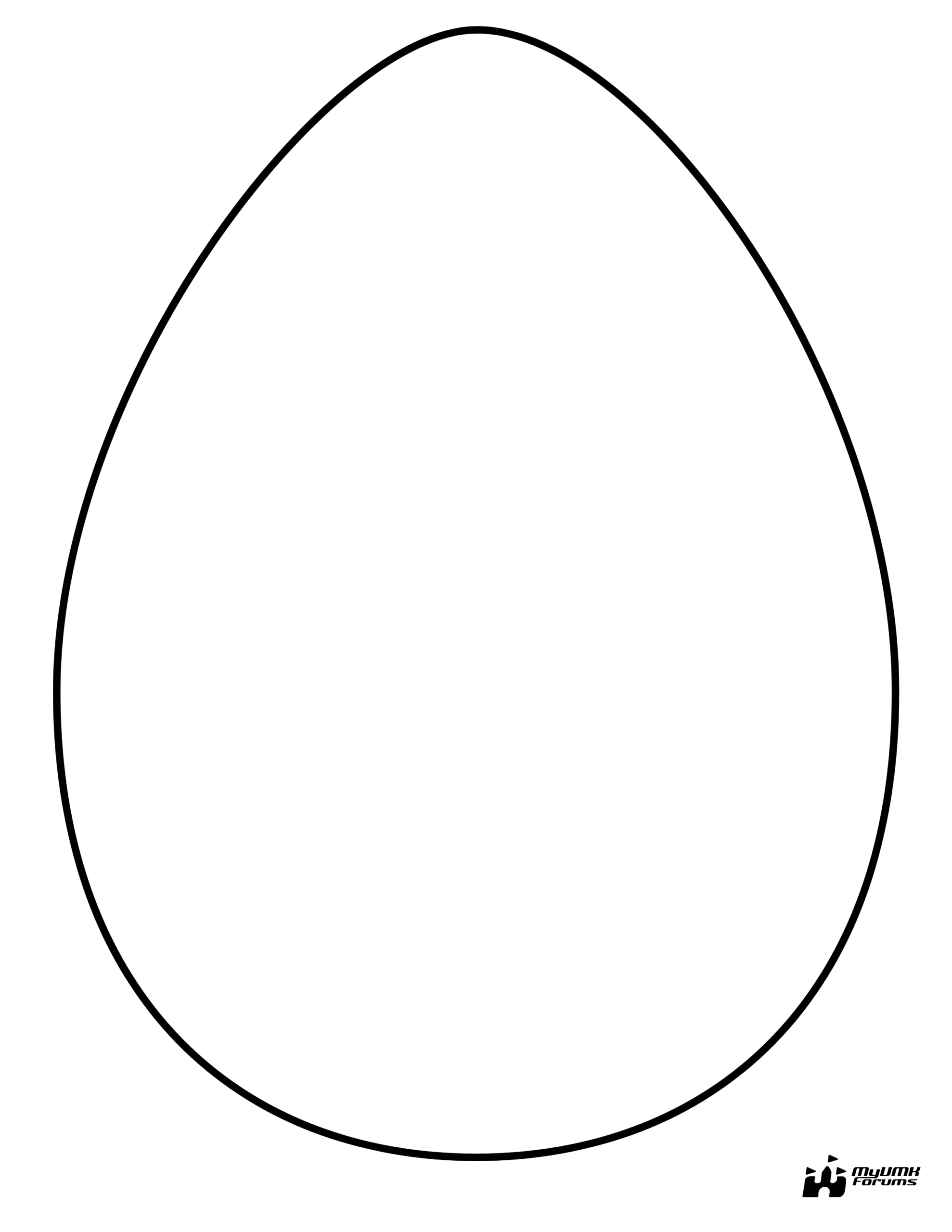 easter egg stencil printable free