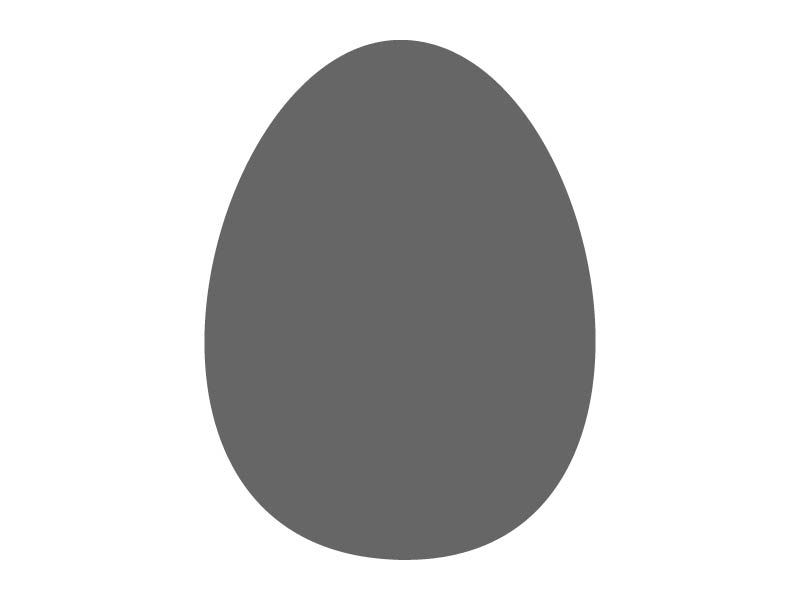 Easter Egg Stencil Printable