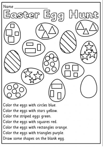 easter worksheet for 5th grade