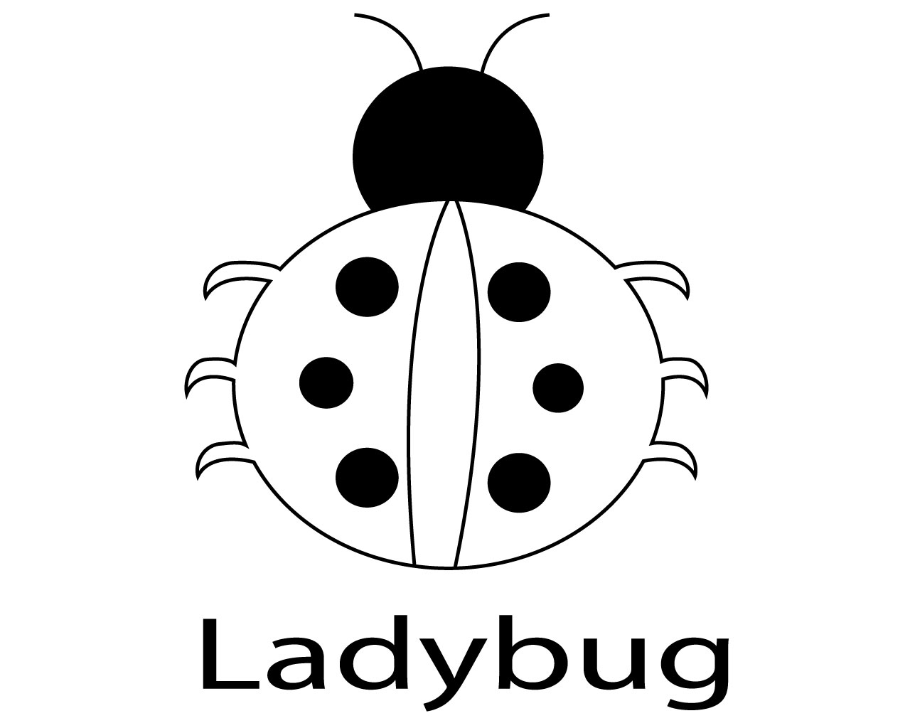 printable ladybug coloring pages