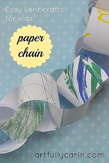 Easy Lent Crafts For Kids Paper Chain