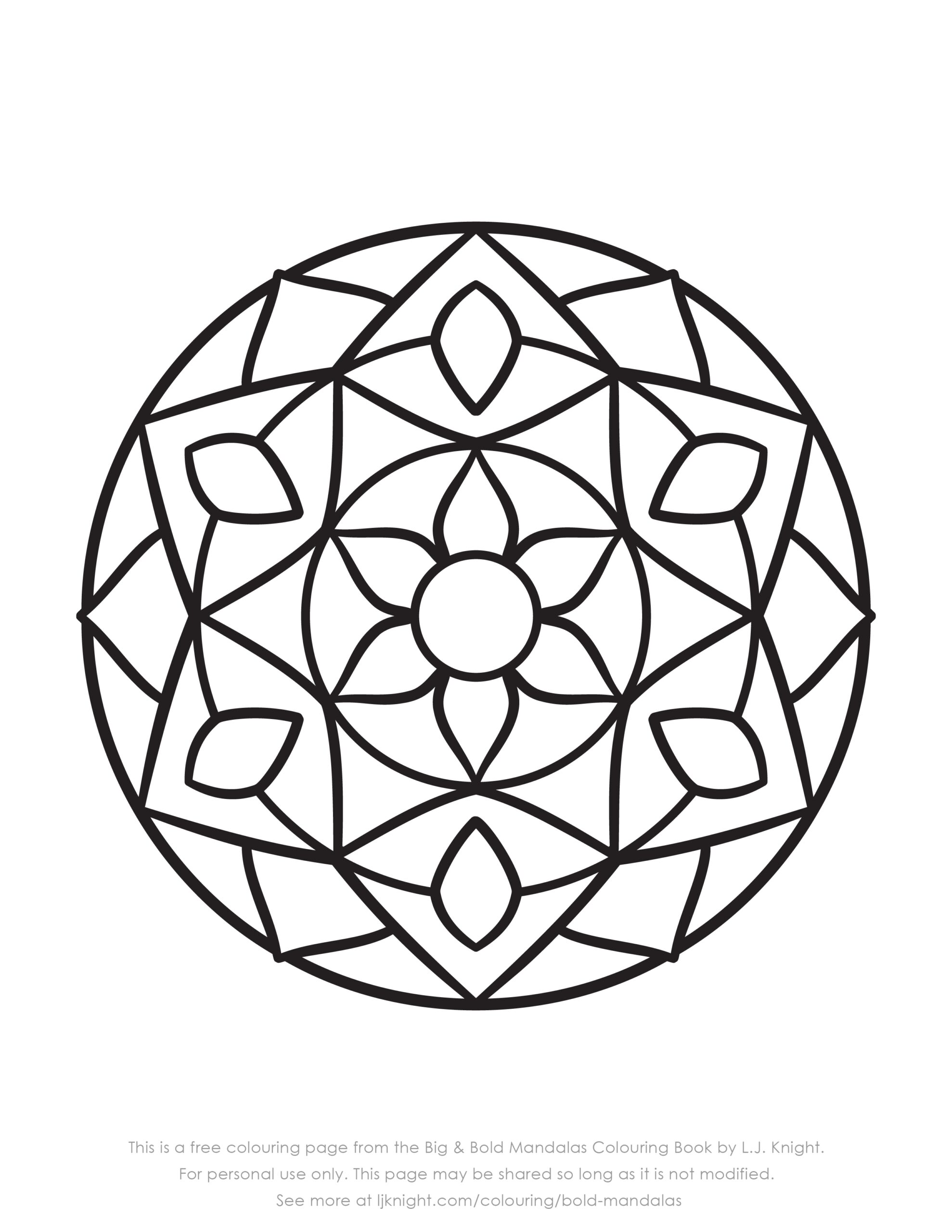 mandala coloring pages for free