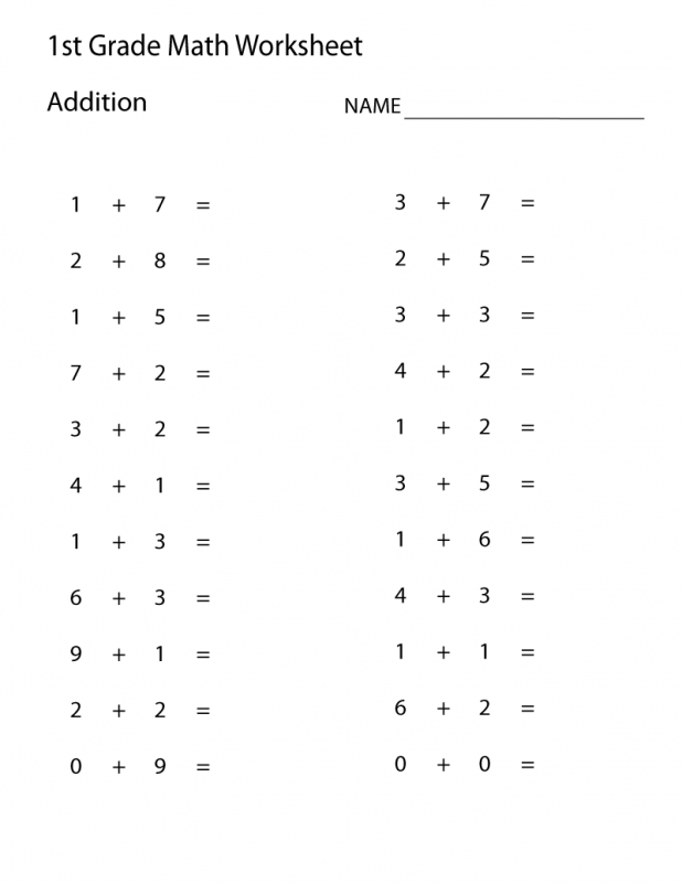 Easy Math Worksheets Free Learning Printable