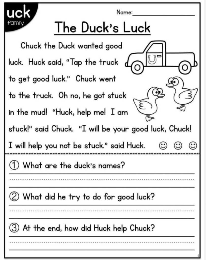Easy Reading Worksheets Printable Reading Worksheet Printable