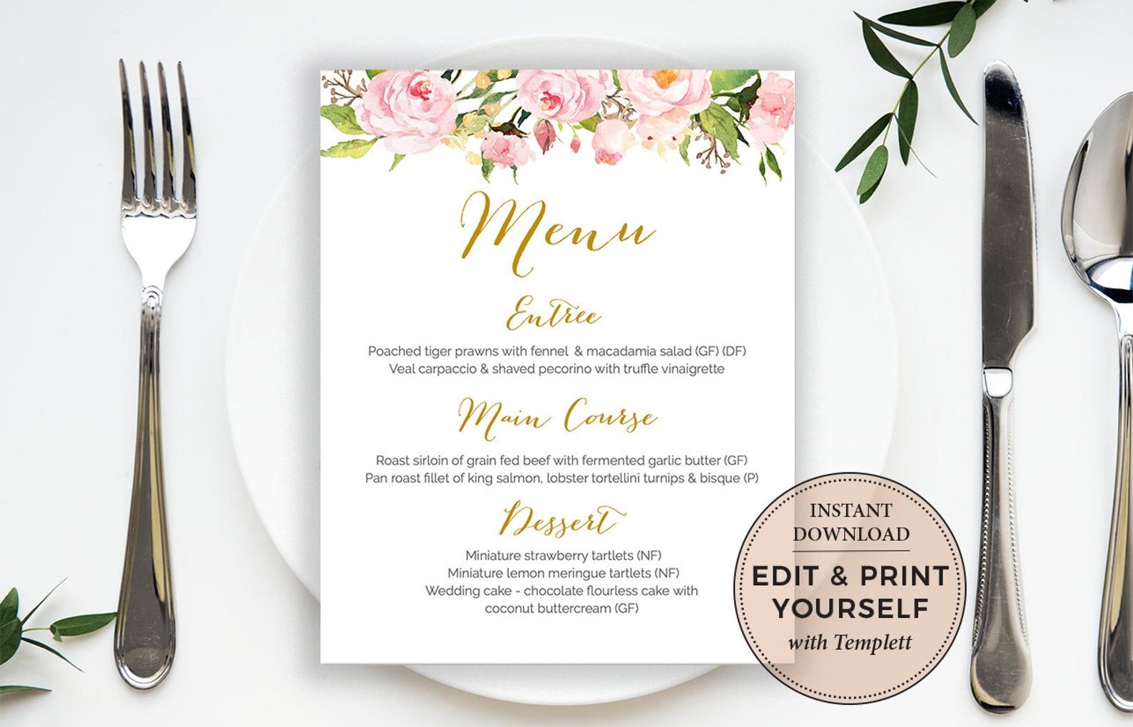 Editable Menu Templates Free Sarseh