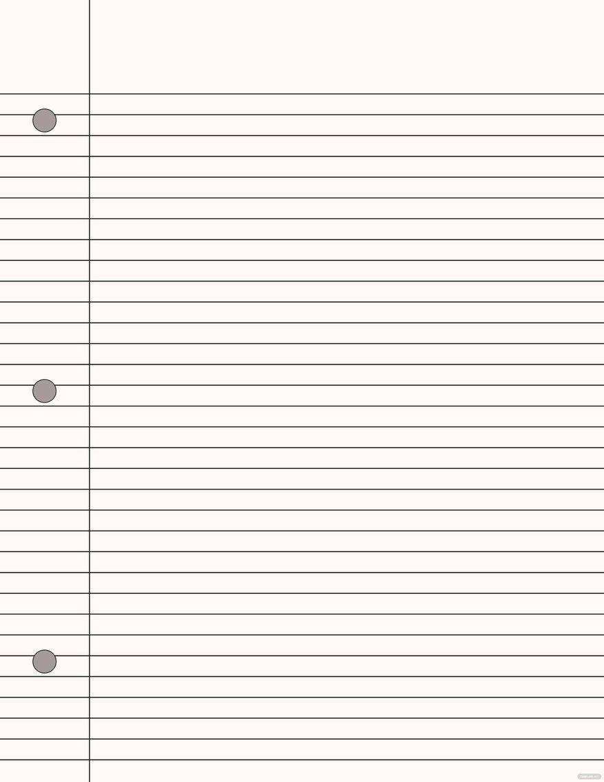 Editable Notebook Paper Templates In Word To Download
